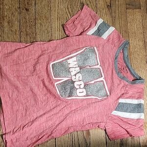 Kids Pink and Gray Short Sleeve Tee